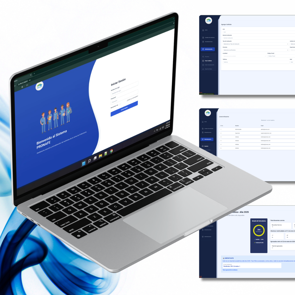 Imagen de proyecto Laravel, Docker, React, PHP, Tailwindcss, TypeScript y MySQL 1